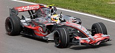 Carro da primeira vitória de Lewis Hamilton.
