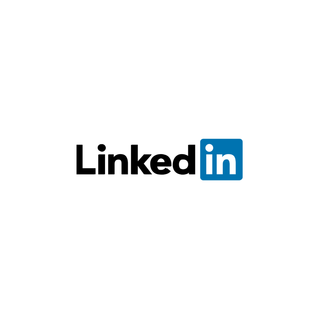 Logo do LinkedIn Ads em fundo branco