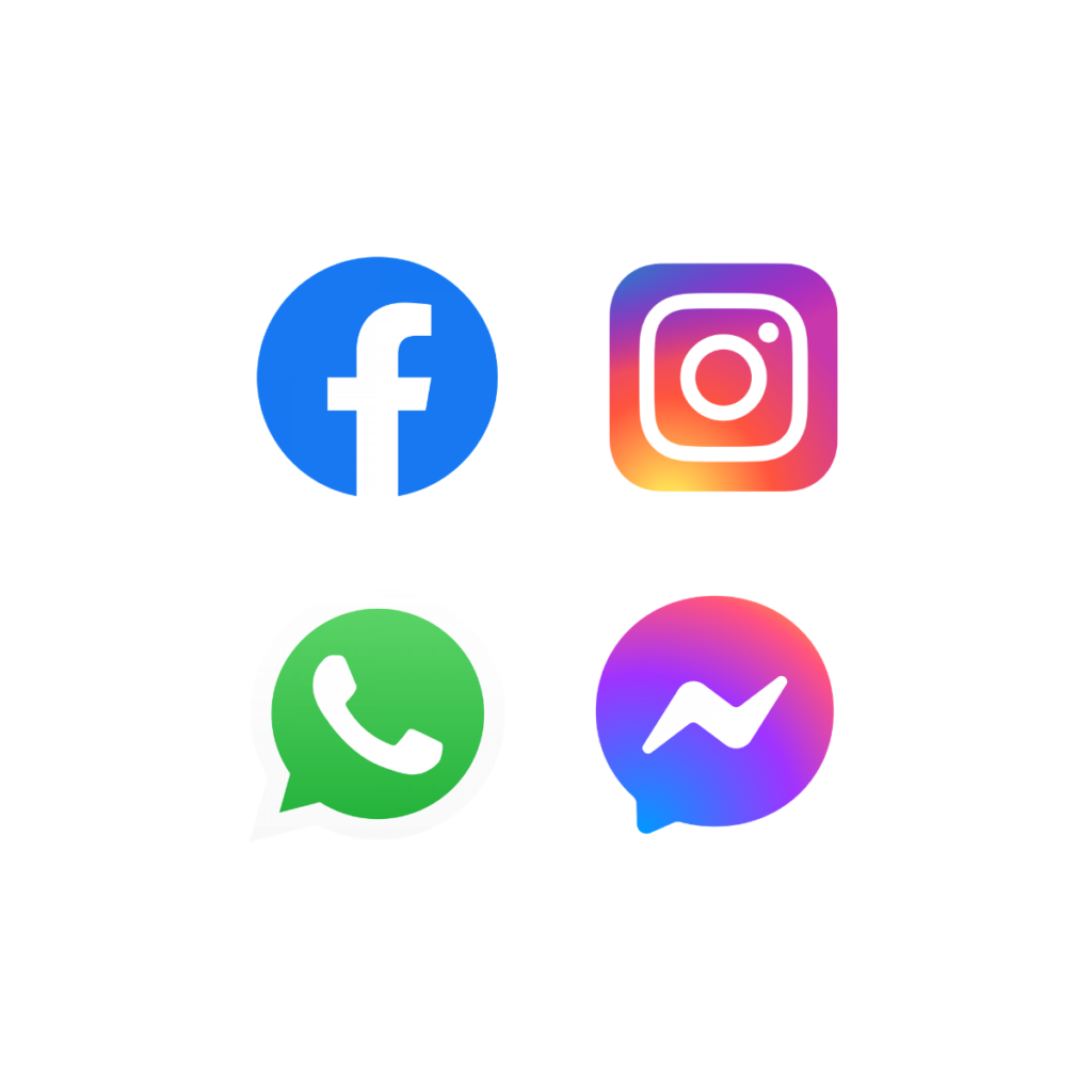 Logos do Meta Ads em fundo branco